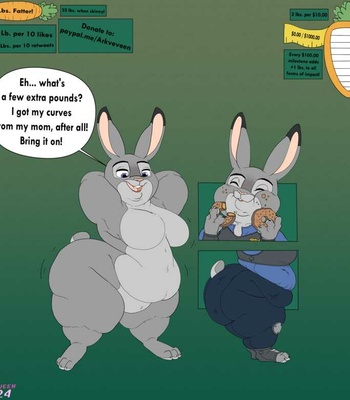 Porn Comics - Jumbo Judy’s Weight Gain Drive