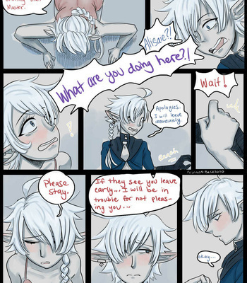 Alisaie x Alphinaud comic porn sex 2