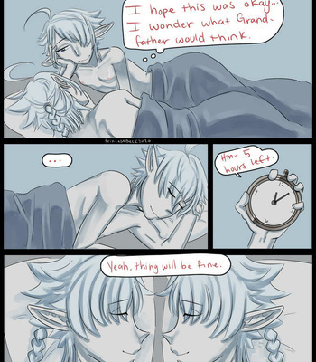 Alisaie x Alphinaud comic porn sex 6