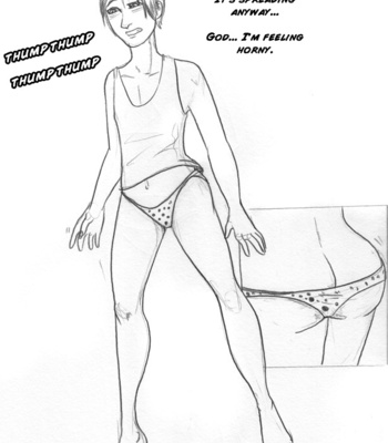 Trying Ladies Underpants comic porn sex 6