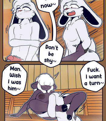 Sauna Fun With A Milf Sheep comic porn sex 3