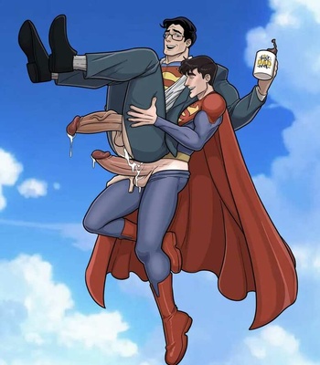 Superman x Superboy comic porn sex 7