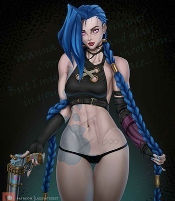 Jinx x Ekko comic porn thumbnail 001