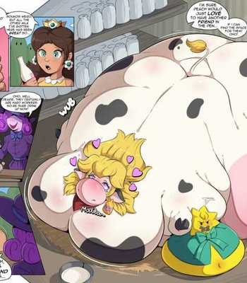 Princess Peach Cowtime! comic porn sex 7