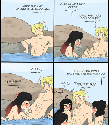 Porn Comics - Hot Spring Day