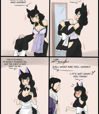 Porn Comics - Kali Tries Being A Maid