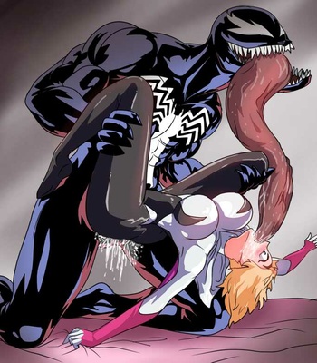 Venom x Gwen comic porn sex 11