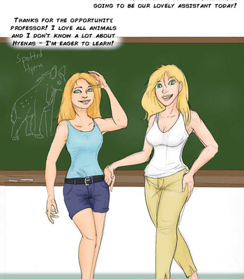 Female Spotted Hyena Lesson comic porn thumbnail 001