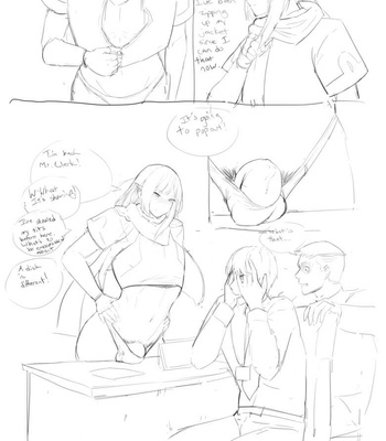 The Guild Clerk’s Too Busty Client comic porn sex 74