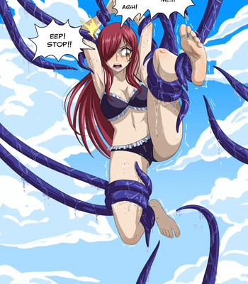 Porn Comics - Erza’s Tentickles Trouble!