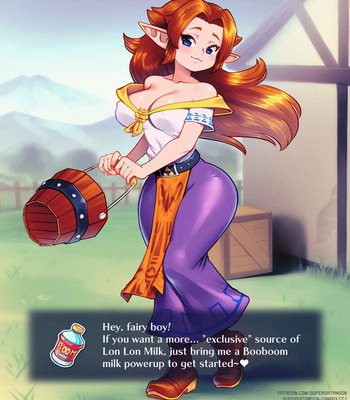 Porn Comics - Milking Malon