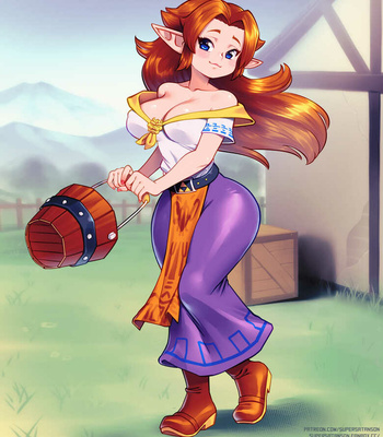 Milking Malon comic porn sex 4