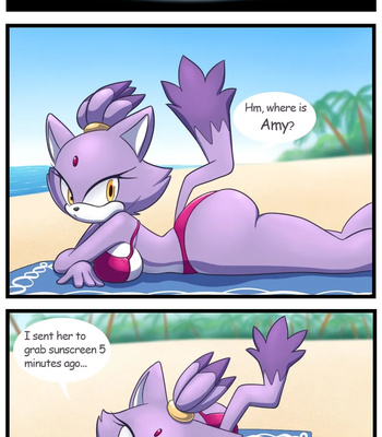 Porn Comics - Relaxing On The Beach