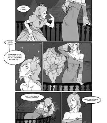 Rosalina x Peach comic porn sex 3