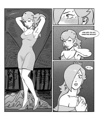 Rosalina x Peach comic porn sex 4