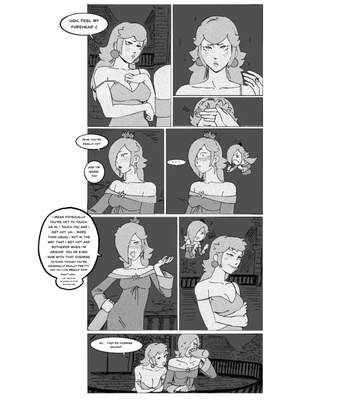 Rosalina x Peach comic porn sex 5