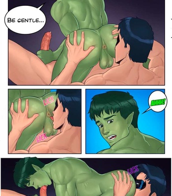 Nightwing x Beast Boy comic porn sex 4