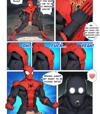 Spiderman x Venom comic porn sex 7