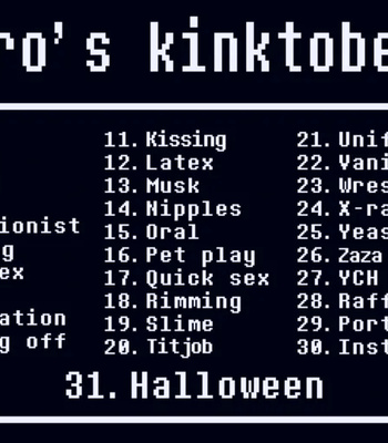 Porn Comics - Oro’s Kinktober 2024