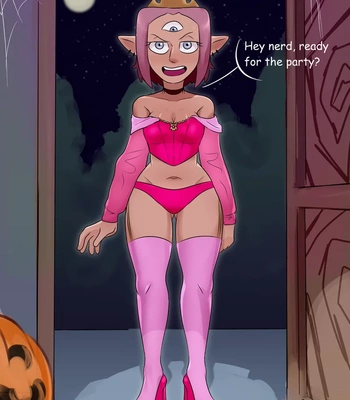 Girls At A Halloween Party comic porn sex 4
