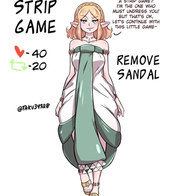 Porn Comics - Zelda’s Strip Game