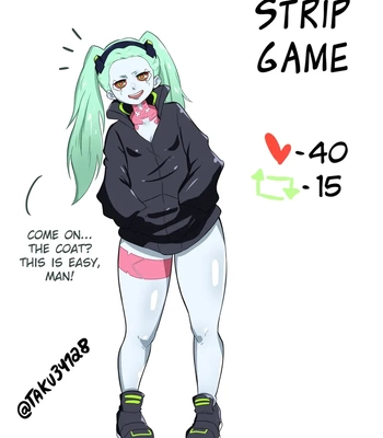 Porn Comics - Rebecca’s Strip Game