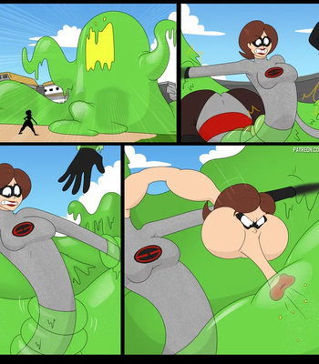 Elastigirl Vs Slime comic porn sex 2