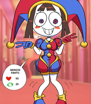 Porn Comics - Pomni’s Strip Game!