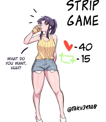 Porn Comics - Misato Katsuragi’s Strip Game