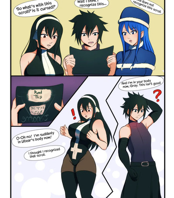 Porn Comics - Gray & Ultear Bodyswapped!