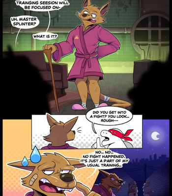 Porn Comics - Splinter Gets Spitroasted