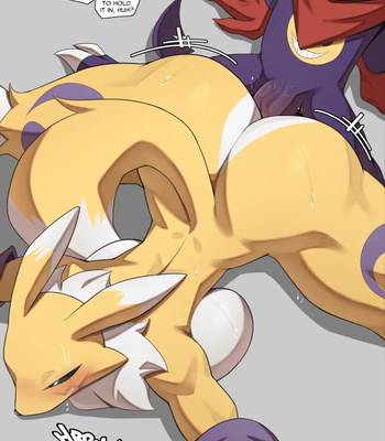 Renamon & Impmon comic porn sex 4