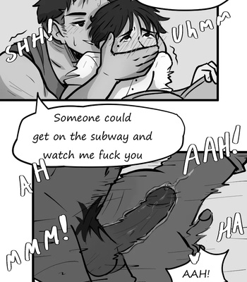 In The Subway comic porn sex 18