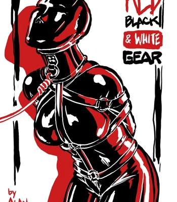 Porn Comics - Red, Black & White Gear