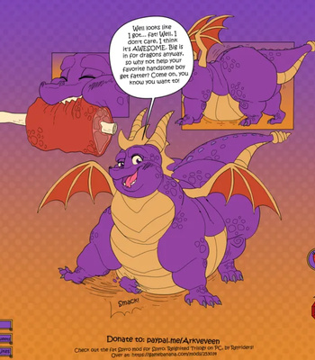 Porn Comics - Supersized Spyro Weight Gain Drive