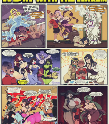 A Day With The Harem comic porn sex 3