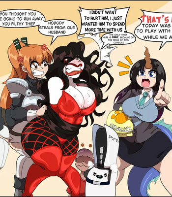 A Day With The Harem comic porn sex 13
