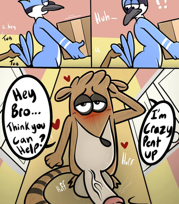 Porn Comics - Mordecai x Rigby – Regular Rutting
