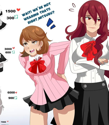 Porn Comics - Maid Yukari And Mitsuru Strip Game