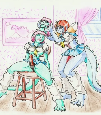 Kaiju Girls – Gina Crystal Plaything comic porn sex 2