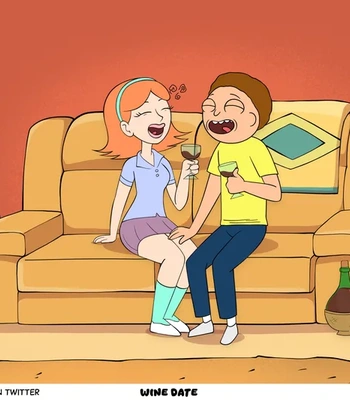 Wine Date comic porn sex 3