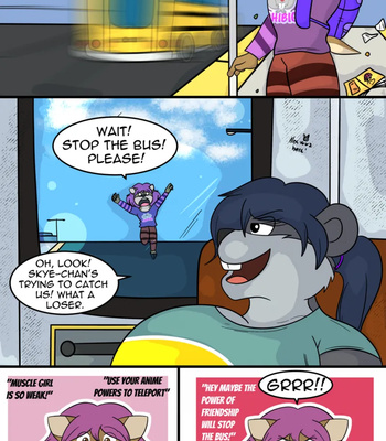 Porn Comics - Skye’s Bus Rush