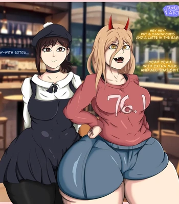 Power & Kobeni Stuffed – Going To Starbucks comic porn sex 2