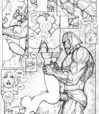 Powergirl Vs Darkseid comic porn sex 6