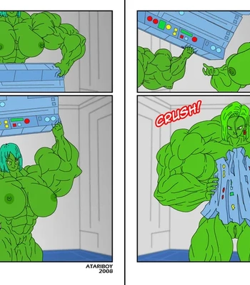 Bulma Hulked Up Android 18 comic porn sex 5