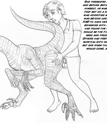 Velociraptor TF comic porn sex 5