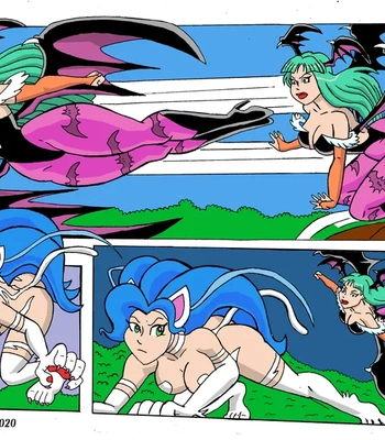 Morrigan Vs Felicia comic porn sex 9