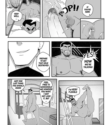 Clark Kent x Sam Lane comic porn sex 8