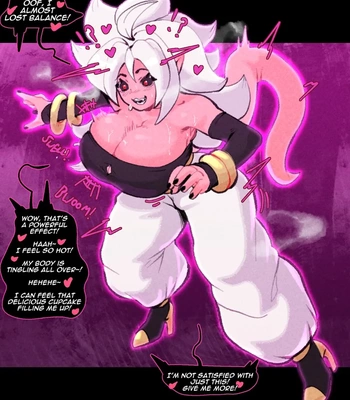 Android 21 With A Fluffy Cupcake comic porn sex 2