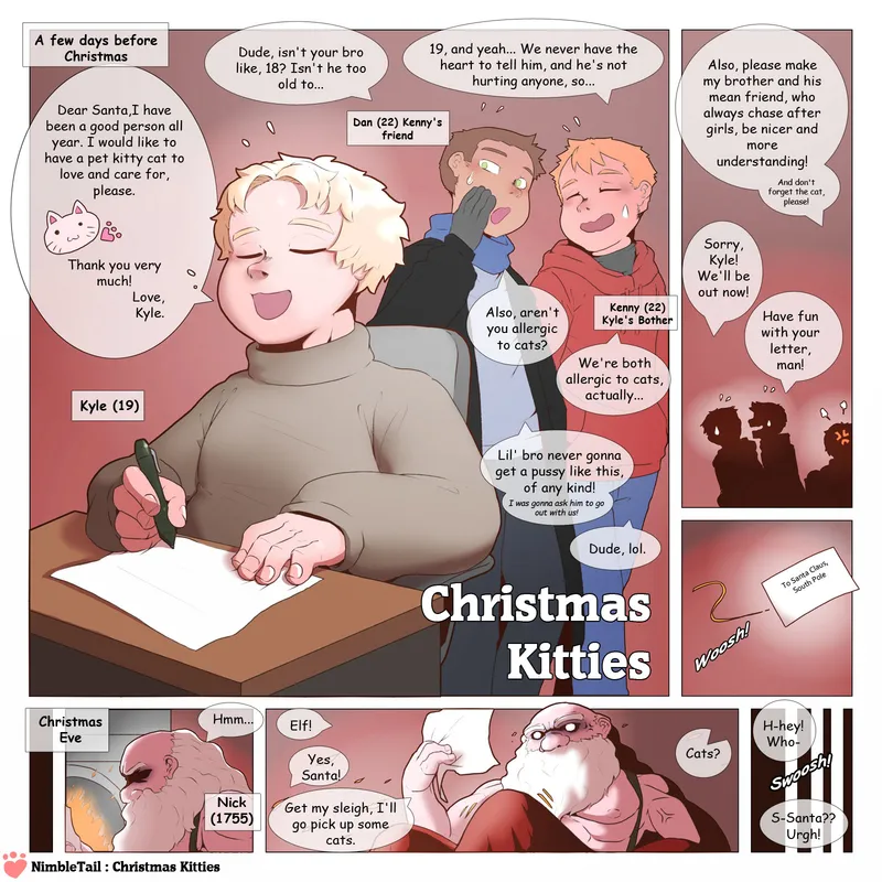 Porn Comics - Christmas Kitties